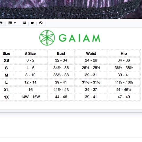 Gaiam - Activewear capri leggings - Picture 5 of 5